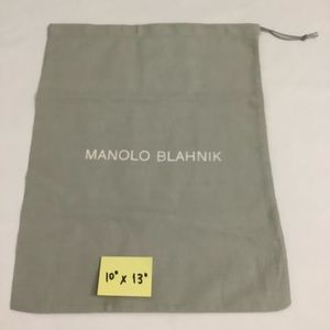 Manolo Blahnik  Dust Bag 10” x 13” (0105)